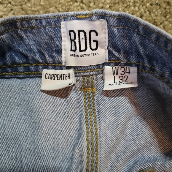 UO BDG Carpenter Jeans. Men's 34x32 - Picture 2 of 4
